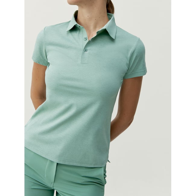 T-Shirt Polo de sport Performance manches courtes OPEN vert <span itemprop=