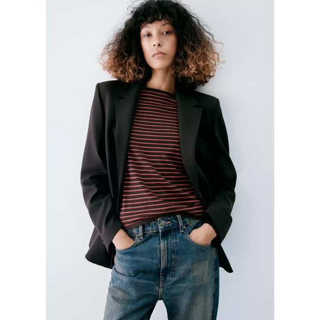 Pull-over en maille à rayures - MANGO