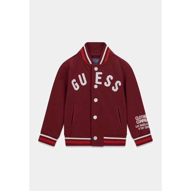 Veste Bomber rouge foncé <span itemprop=