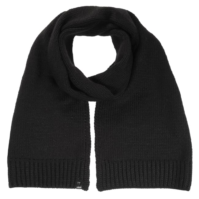 Echarpe maille noir <span itemprop=