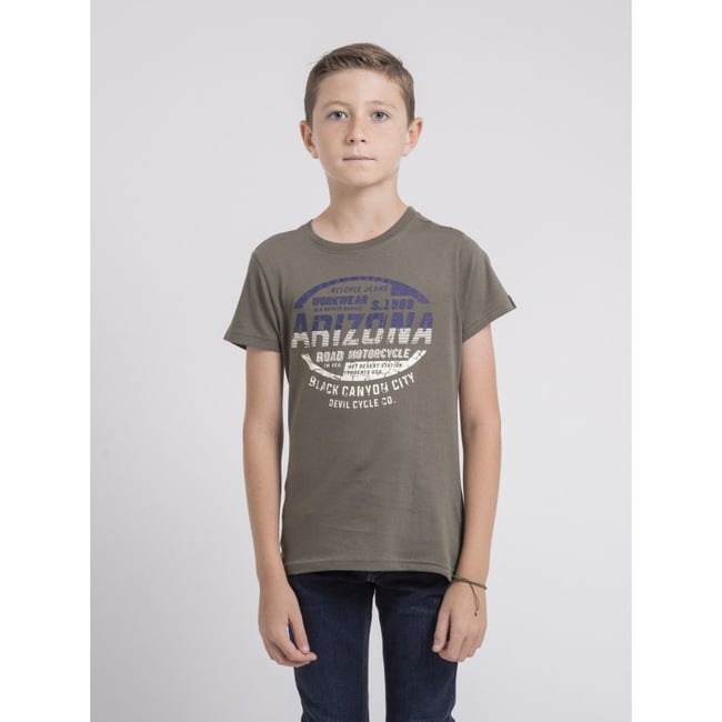 T-shirt Col Rond Pur Coton Jacraig-j - RITCHIE
