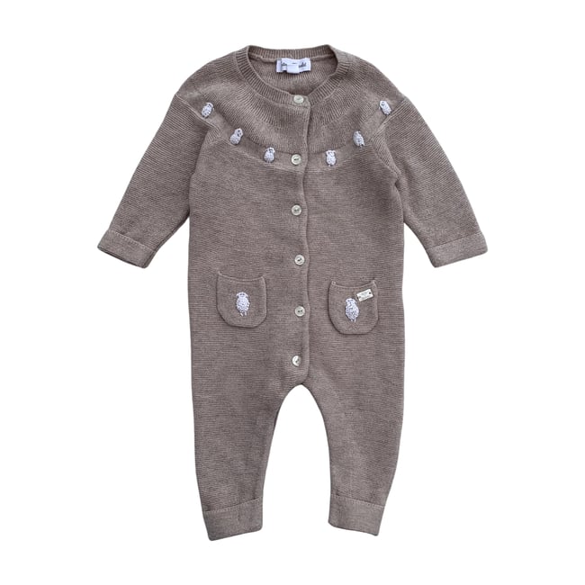 Combinaison bébé - Très bon état beige <span itemprop=