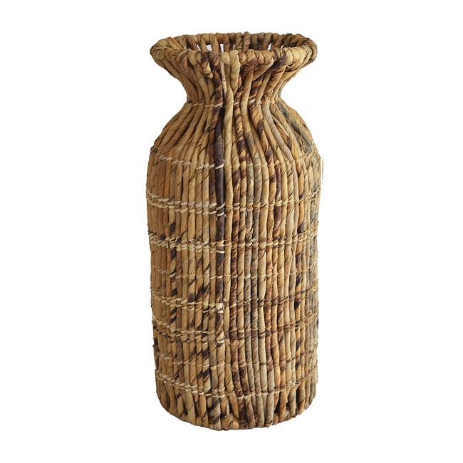 Jarre en fibre d'abaca Couleur naturel <span itemprop=