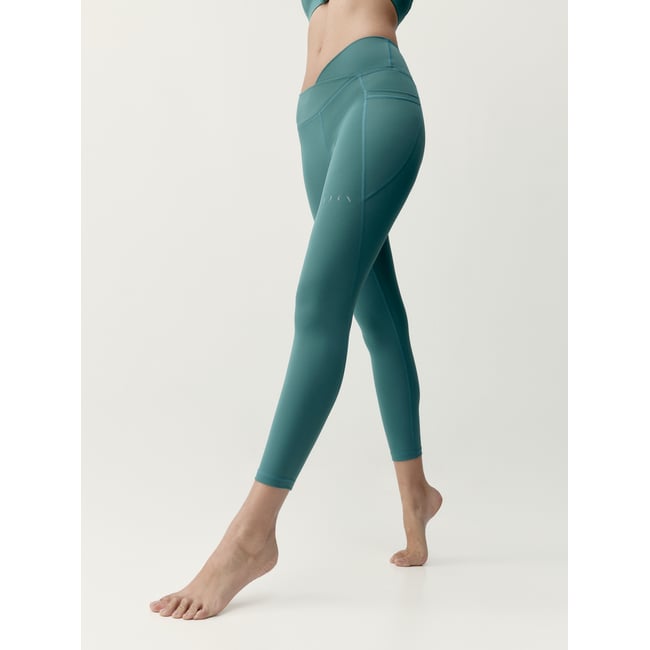 Legging de sport femme Eider Longueur 7/8 taille basse avec poches - BORN