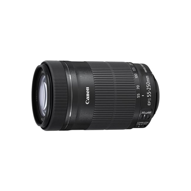 Objectif pour Reflex EF-S 55-250mm f/4-5.6 IS STM noir <span itemprop=
