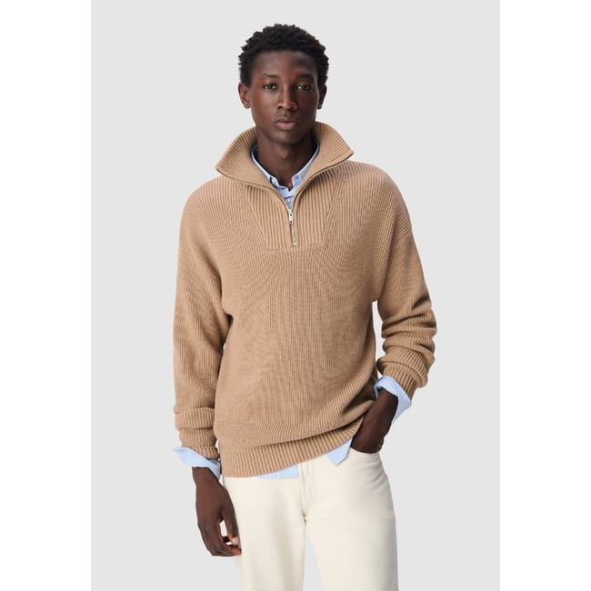 Pull col camionneur tricot côtelé - IKKS