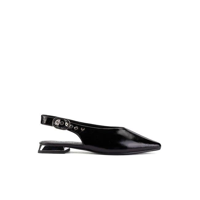 Ballerines cuir Vescia black <span itemprop=