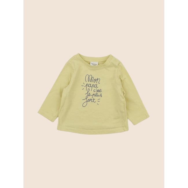 Tee-shirt - Très bon état jaune <span itemprop=