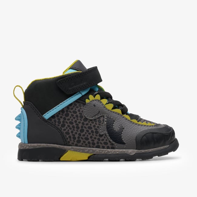 Boots Cuir STEGGY 2 TRI T gris <span itemprop=