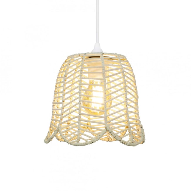 Suspension en rotin, NUFFA Couleur naturel <span itemprop=