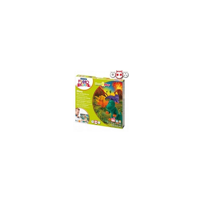 Kit  KIDS Dinosaures a modeler - FIMO