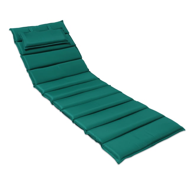 Matelas pour bain de soleil vert <span itemprop=