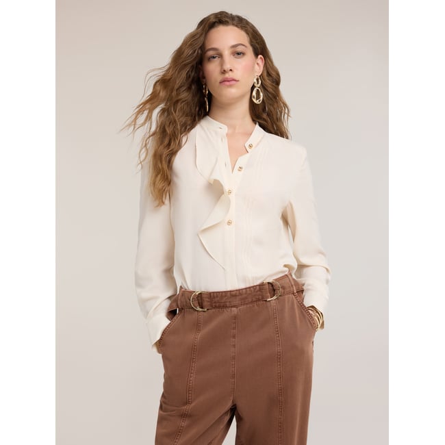 Chemise à volant asymétrique - MOTIVI