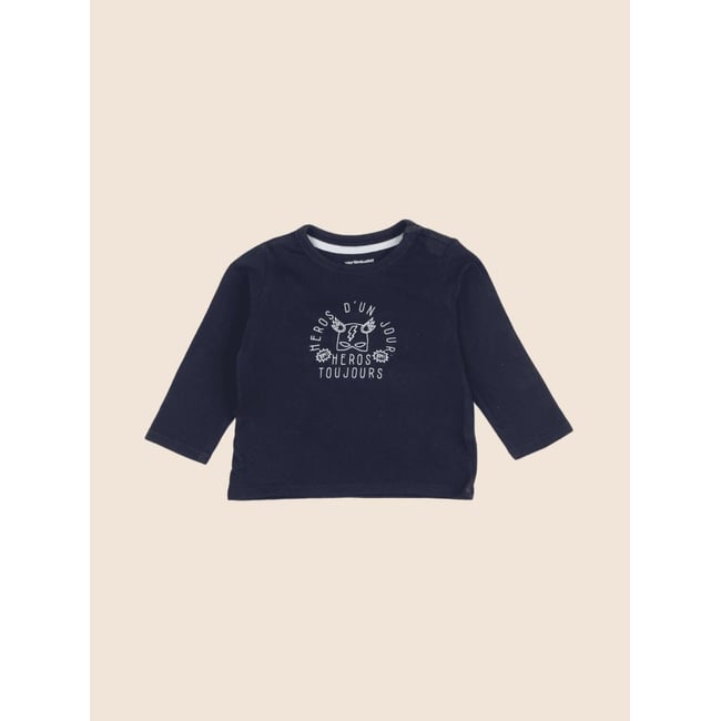 Tee-shirt - Très bon état bleu <span itemprop=