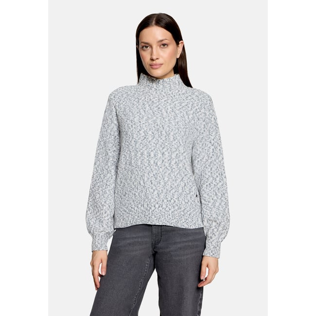Pull-over en maille à col droit - BETTY & CO