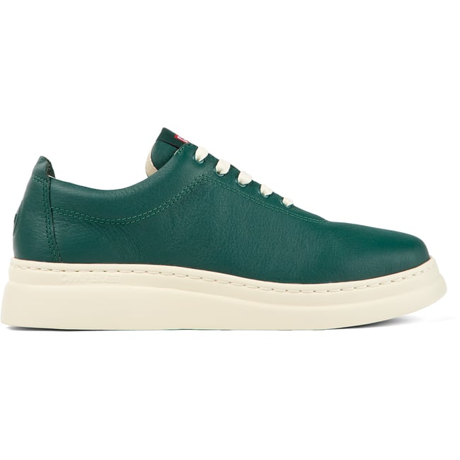 Baskets Runner Up cuir turquoise foncé <span itemprop=