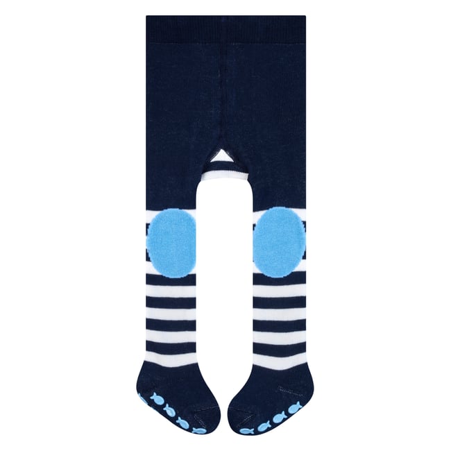 Collant Crawler Boy Opaque bleu marine <span itemprop=