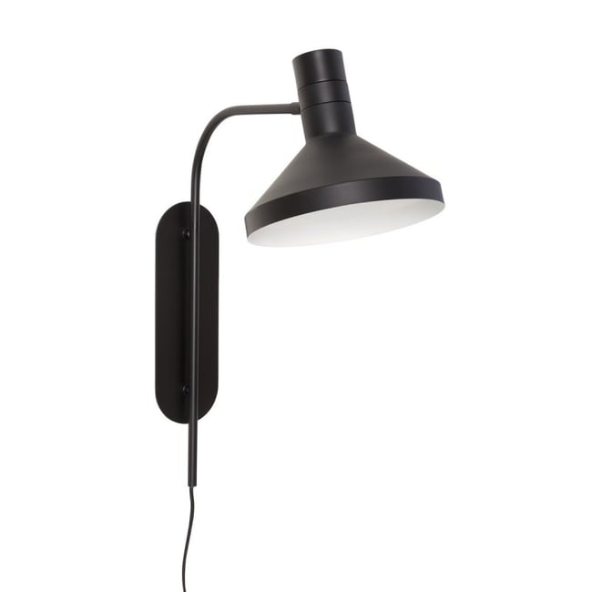 Applique murale design métal Couleur noir <span itemprop=