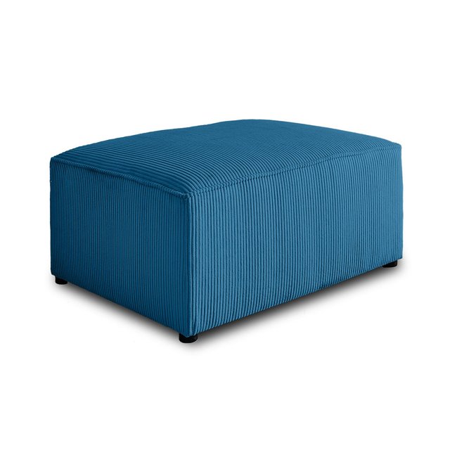Pouf en Velours côtelé  - TOPAZE - LISA DESIGN