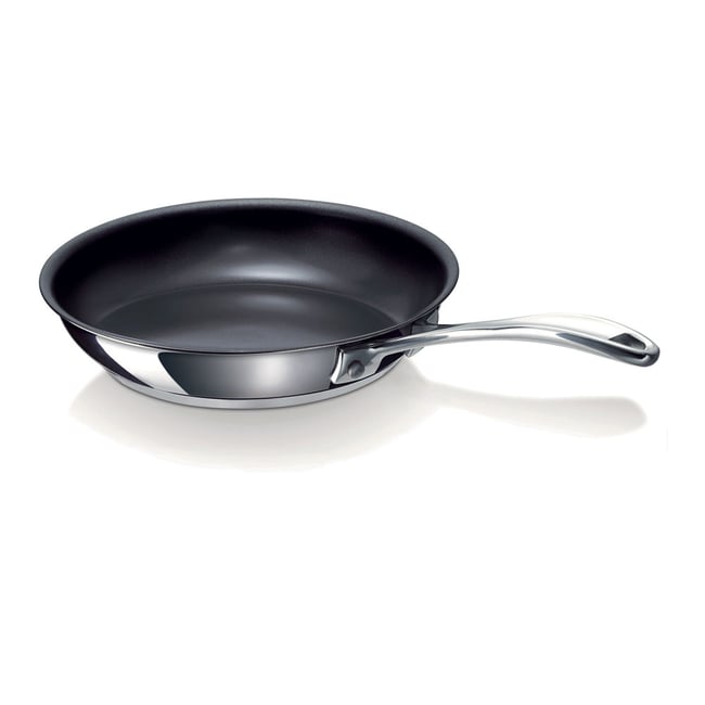 Poêle Chef  26 cm en inox antiadhésif argent <span itemprop=