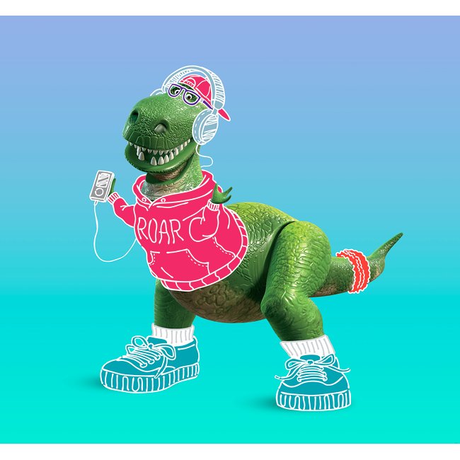 Papier peint Komar - Toy Story Roar - 300 x 280 cm Couleur multicolore <span itemprop=