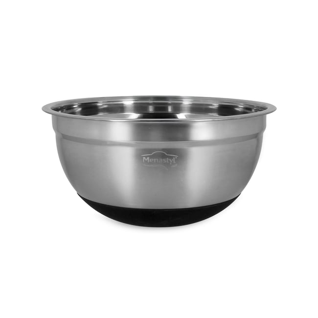 Bol à mélanger en acier inoxydable 22cm Couleur inox <span itemprop=