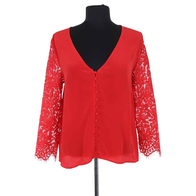 Blouse - Très Bon État rouge <span itemprop=