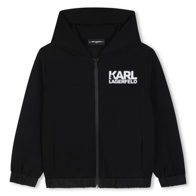 Cardigan à capuche black <span itemprop=