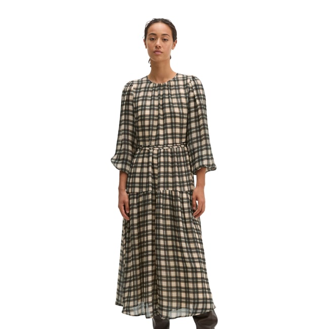 Robe imprimée coupe classique en crêpe de viscose fluide - MARC O'POLO