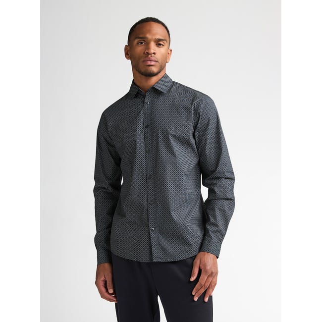 Chemise slim à petits motifs steelworks - PETROL INDUSTRIES