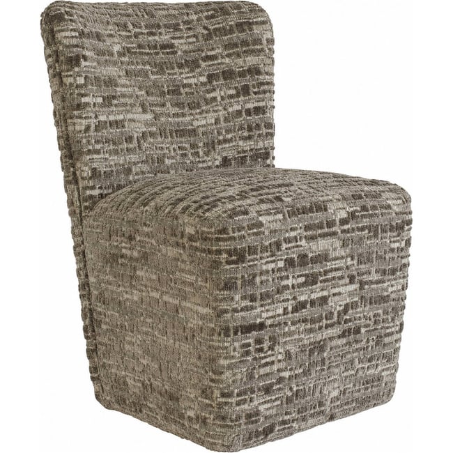 Chaise de salle à manger à roulettes Couleur greige <span itemprop=