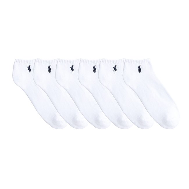 Lote de 6 pares de soquetes - POLO RALPH LAUREN