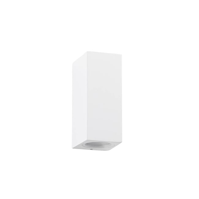 Applique extérieure en aluminium moderne Couleur blanc mat, transparent <span itemprop=