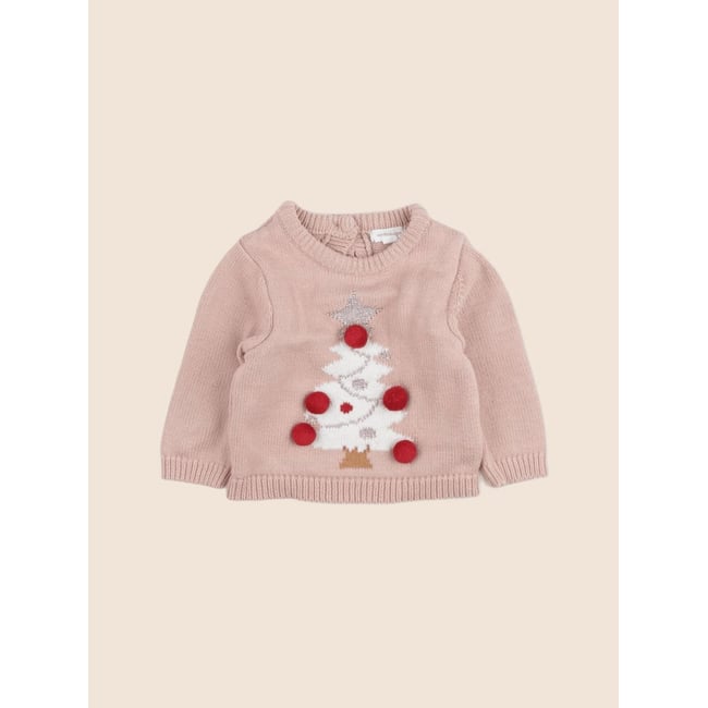 Pull - Très bon état rose <span itemprop=