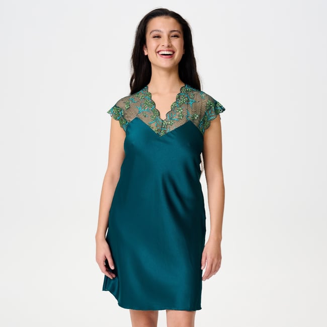 Kleidchen pine green <span itemprop=