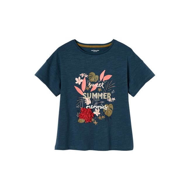 T-shirt animation relief et détails irisés - VERTBAUDET
