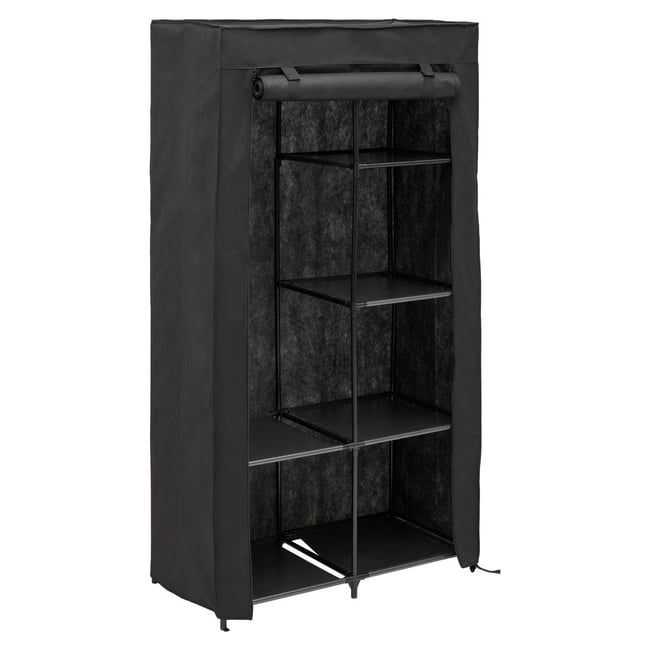 Penderie rectangulaire DRESSY Couleur noir <span itemprop=