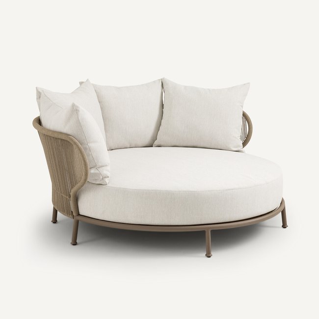Ilot de jardin, Cabestan, design Emmanuel Gallina sépia ombré <span itemprop=