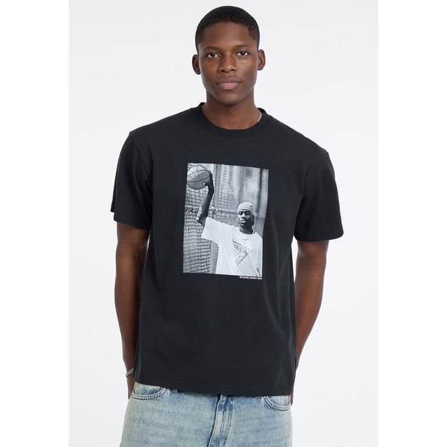 T-Shirt Imprimé Allen Iverson noir <span itemprop=