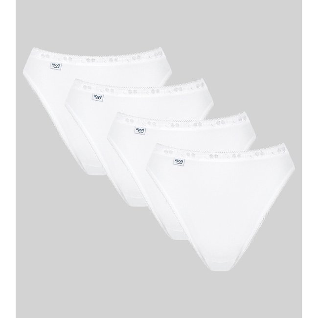 Uitgesneden slip Basic + (set van 4) - SLOGGI