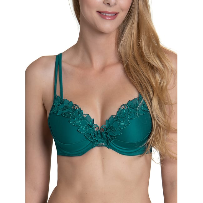 Soutien-gorge push-up Illusion vert <span itemprop=