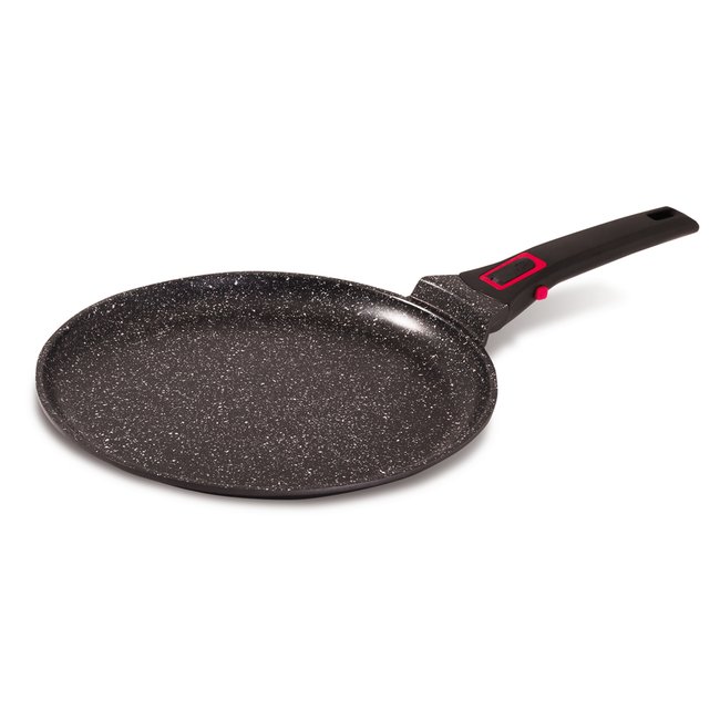 Crêpière granit Pro céramique 28 cm noir <span itemprop=