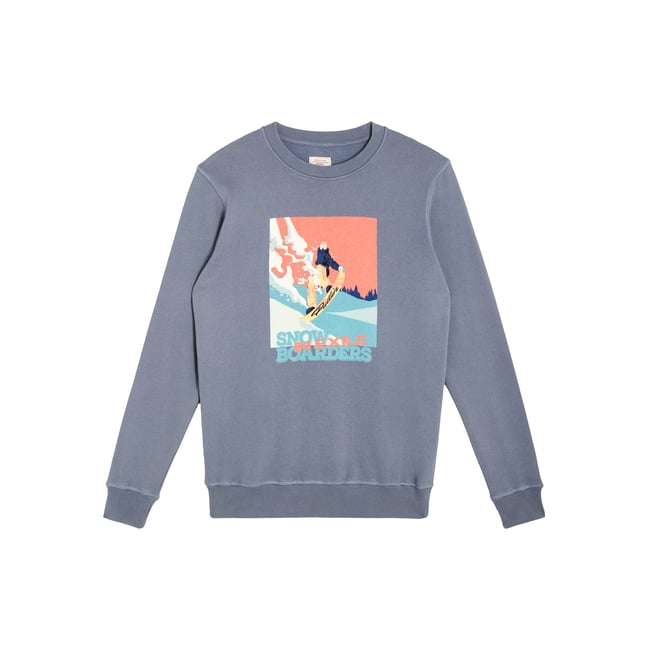 SWEAT INEXILE bleu <span itemprop=
