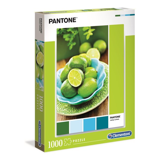 Puzzle Pantone 1000 Pièces - Lime Punch - CLEMENTONI