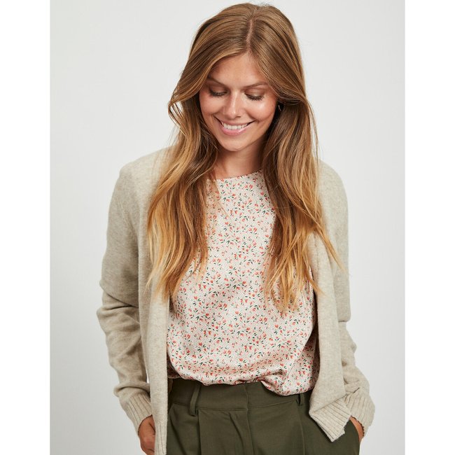 Cropped open sweater shop