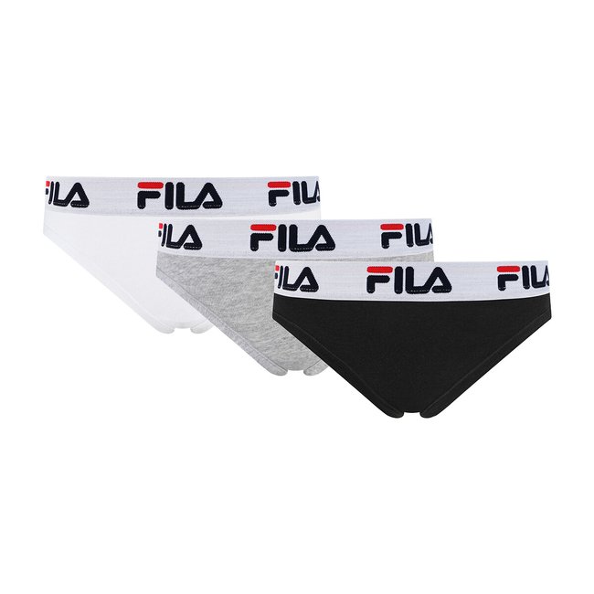 Lot de 3 strings blanc+noir+gris <span itemprop=