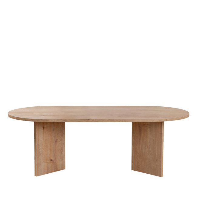 Table basse ovale en bois 119x60cm- SAM - DRAWER
