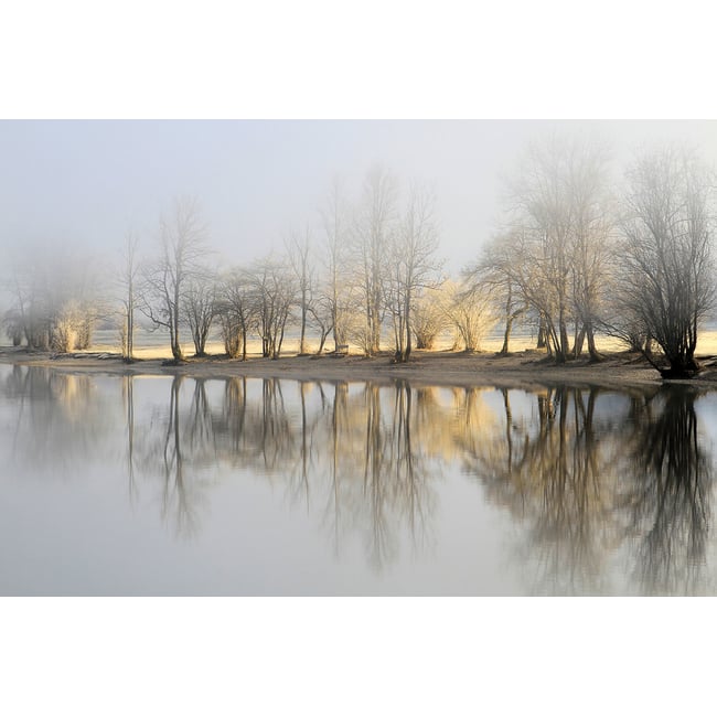 Tableau paysage Une journee de janvier - HEXOA
