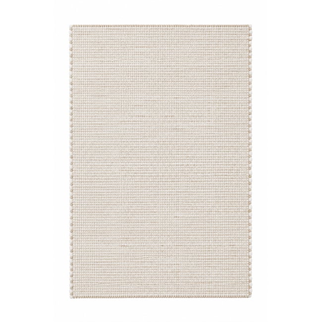 Tapis en tissus naturels tons beige et blanc 60x100 cm Couleur tons blancs et beiges <span itemprop=