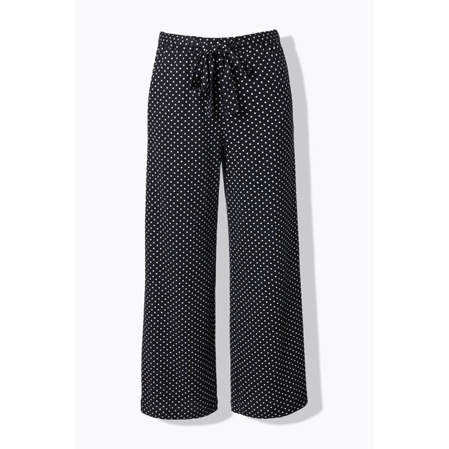 Pantalon en jersey noir <span itemprop=